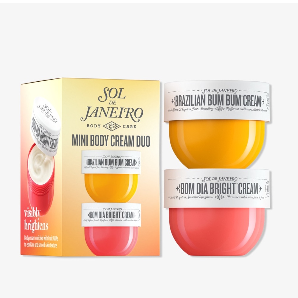 Sol de Janeiro Mini Body Cream Duo - Orange and Red